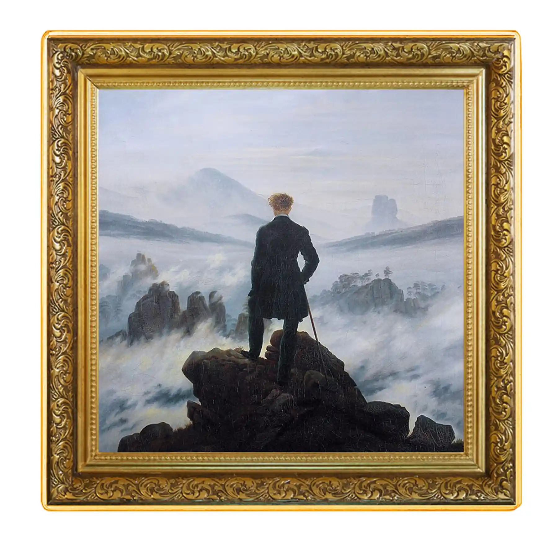 Niue Coin, 2021 Wonderer Above the Sea of Fog Caspar David Friedrich ...